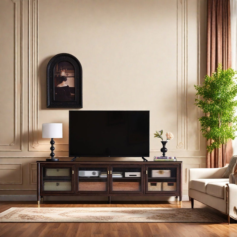 Meuble télé de luxe de style américain