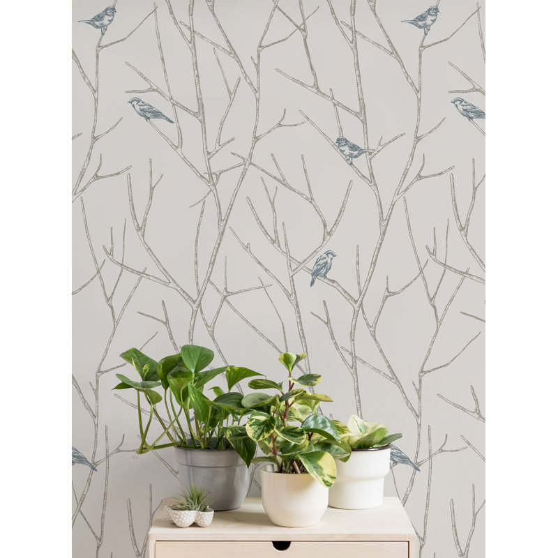 Rouleau de papier peint adhésif L 18 pi x l 24 po, Bleu