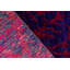 Hand-Knotted High-Quality Blue and Red Area Rug