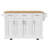 Kitchen Island With Rubber Wood Drop Leaf-1070859683
