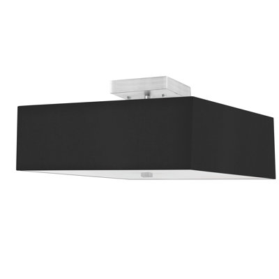 Plafonnier semi-encastré 3 lumières Breckan