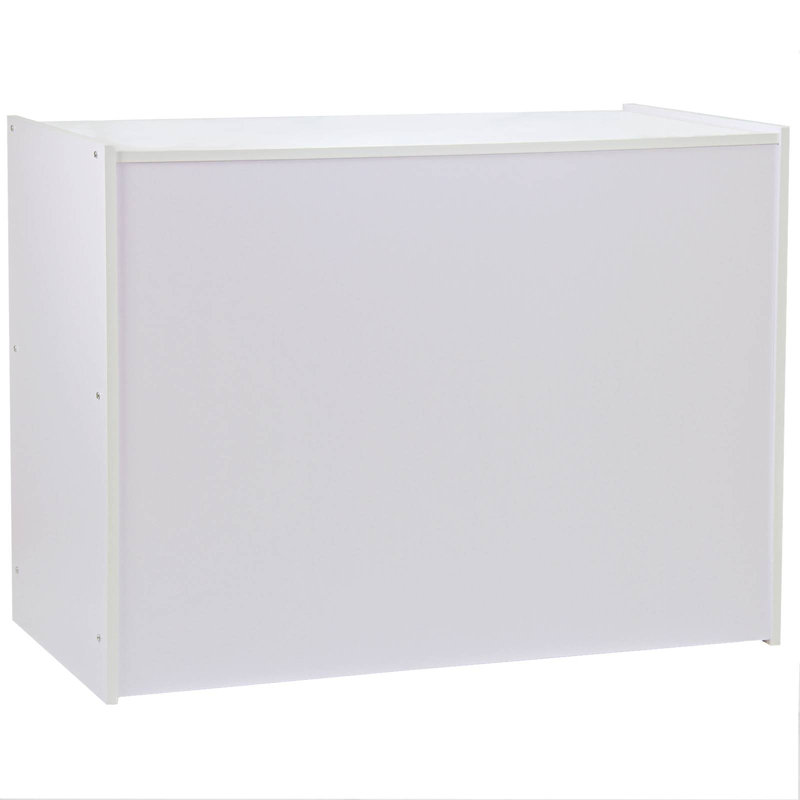 Maxene 90cm H x 120cm W Cube Bookcase, White