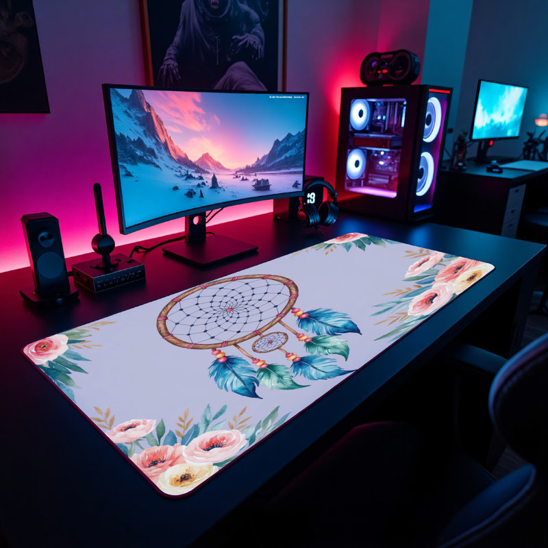 Polyester Desk Pad, 31.5x15.5