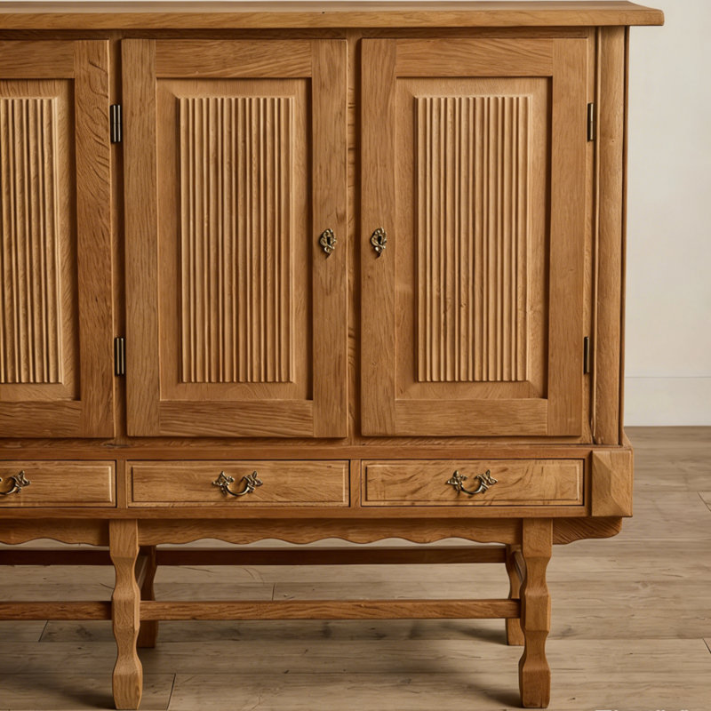 Buffet grande capacité à quatre portes Retro