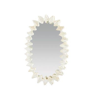 Cicada Oval Solid Wood Mirror