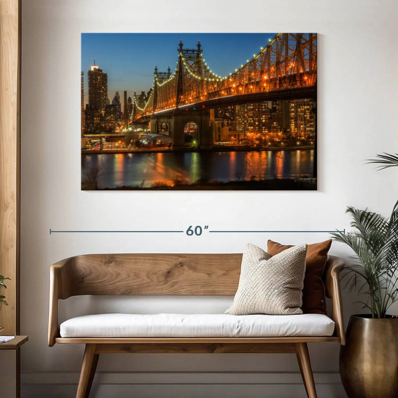 Pont de New York, Queensboro, H 32 po x l 48 po