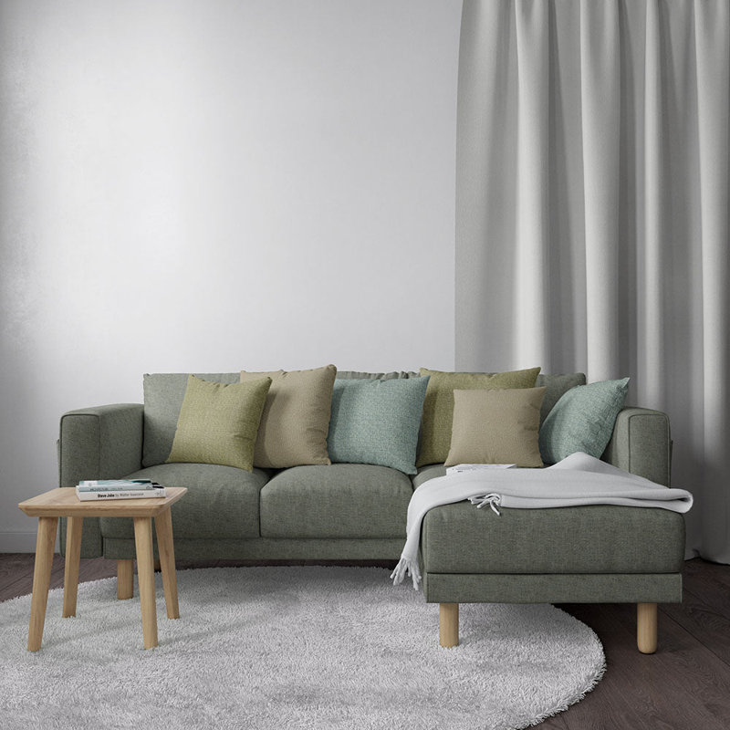 Tissu uni Abbeyshea Stature, Menthe verte