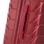 20 "/ 24" / 28 "3 pièces / ensemble en valise à roulettes en ABS, couleur assortie, avec serrure à combinaison (rouge vin)