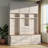 75'' H Entryway Hall Tree With Bench And Storage, 5-In-1 Modern Hall Tree With Coat Rack, 6 Drawers, 3 Cabinets And 3-Tier Top Storage For Hallway, Entryway, Living Room, Mudroom