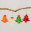 Merry Trees Natural Fiber Christmas Ornaments