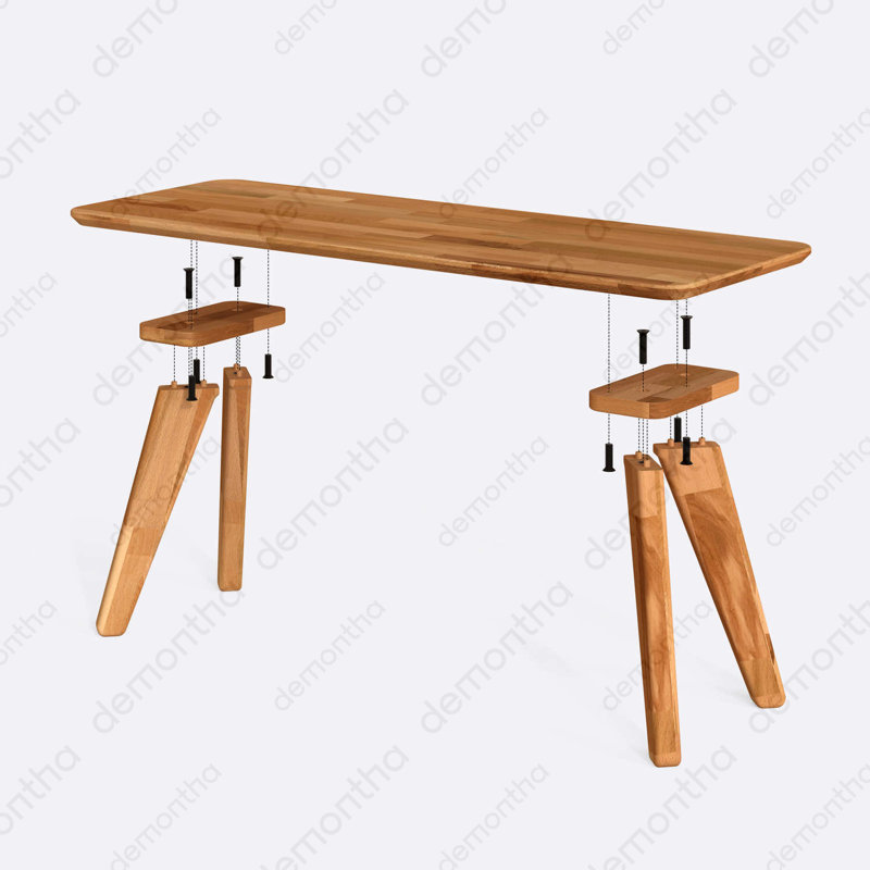 Table basse Dakota, H 17,7 po x L 47,2 po x l 17,3 po