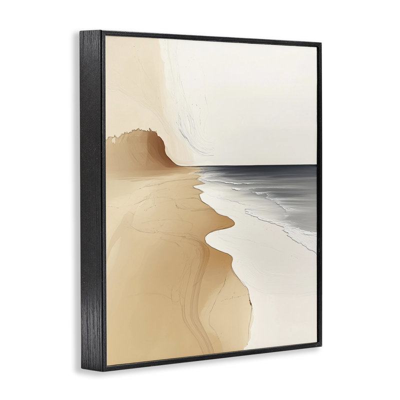 Estampe numérique plus légère que l'air, design par Annabelle Hall, H 14 po x l 11 po, Giclée encadrée noir minuit