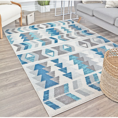 Miko Contemporary Mixed Berry Area Rug