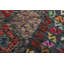 Tapis gris anthracite / vert / rouge en laine noué à la main 6 pi 8 po x 9 pi 9 po Cedorah Southwestern