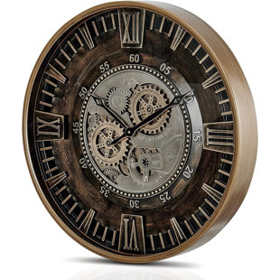 Horloge murale en métal