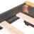 Twin Size Bed Frame With Upholstered Linen  Yellow  & 2 Storages - Daybed, No Box Spring For Organized Living Yellow , Smart Storage-1349693202