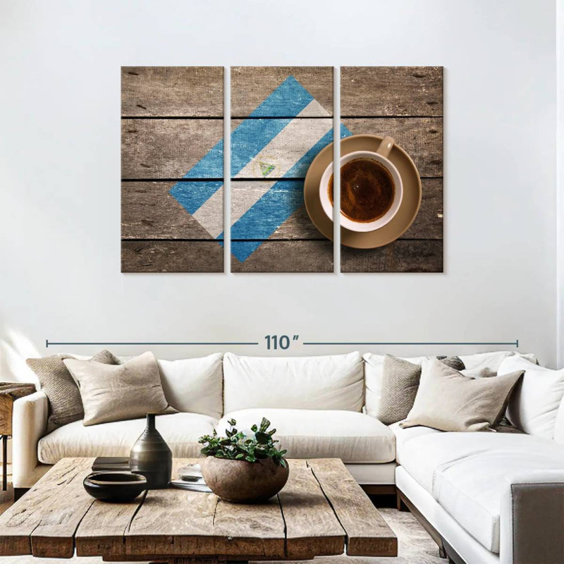 Nicaraguan Coffee, 48" H x 74" W