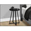 Table d'appoint, côté, rond, bout, table de chevet, lampe, stratifié, métal, contemporain, moderne
