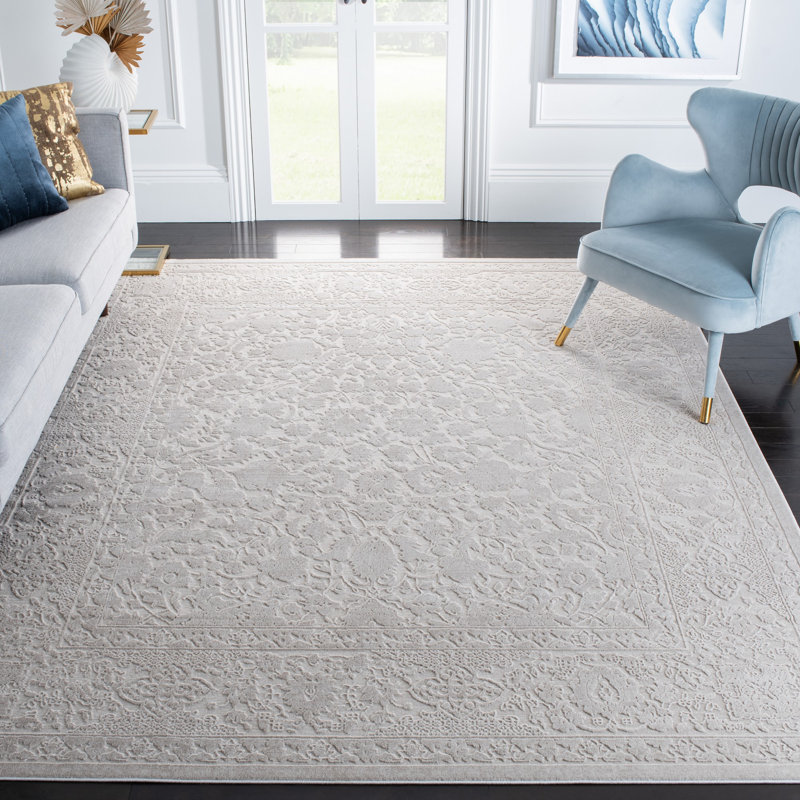 Calidia Oriental Creme/Ivory Area Rug, Rectangle 8' x 10'