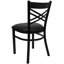 Prompton 'X' Metal Restaurant Chair-1515454592-1515454596