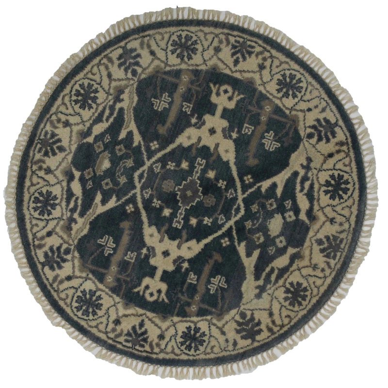 Kassidie Oriental Area Rug in Blue
