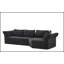 Canapé modulaire avec accoudoir droit, accoudoirs larges et coussins décoratifs-232548123
