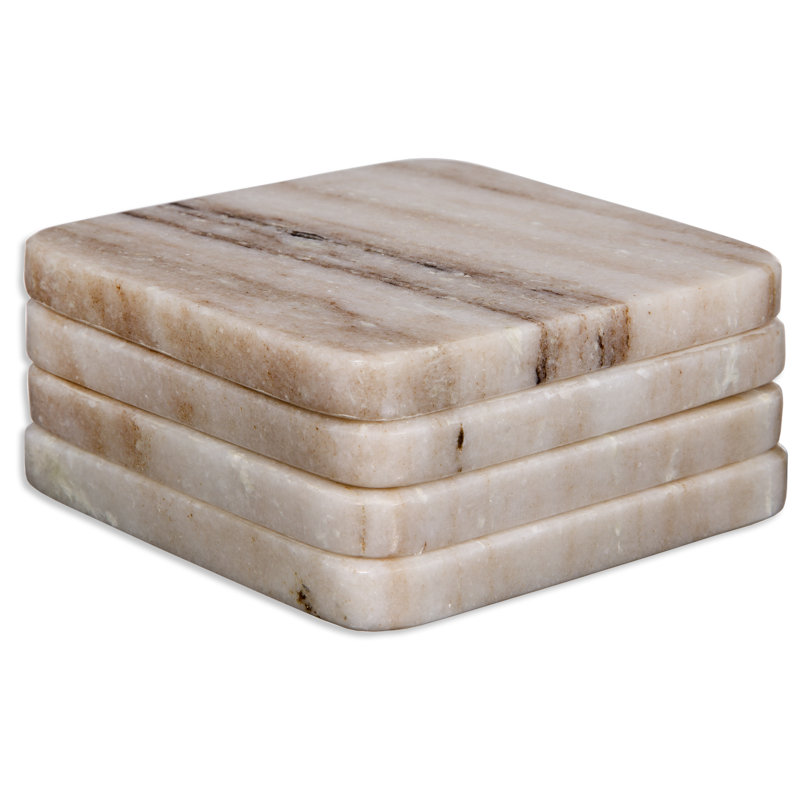 Ensemble de sous-verres 4 pièces 5 po