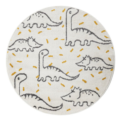 Unique Loom Dinosaur Whimsy Kids Rug
