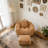 Bean Bag Chair withFootstool-427086690