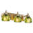 3-light Vintage Vanity Light With Tulip Green Glass Shades - Bathroom Armed Wall Sconce For Bedroom, Kitchen, Living Room & Washroom-1817673372-1817673363-1817673361