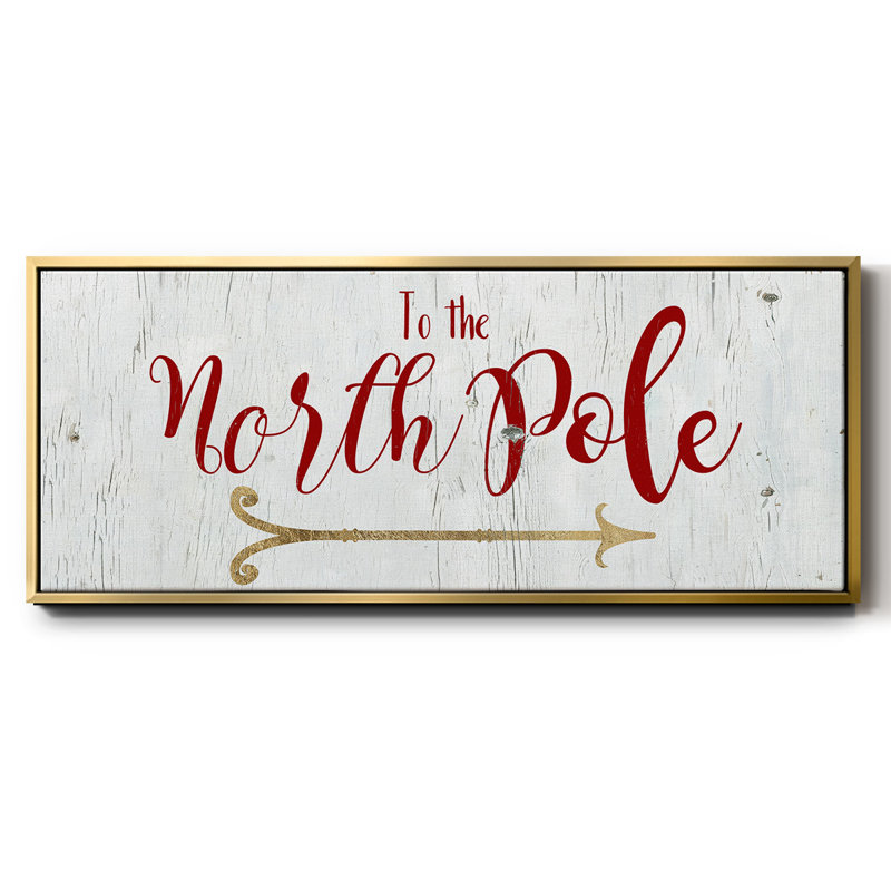 Pôle Nord - toile encadrée
