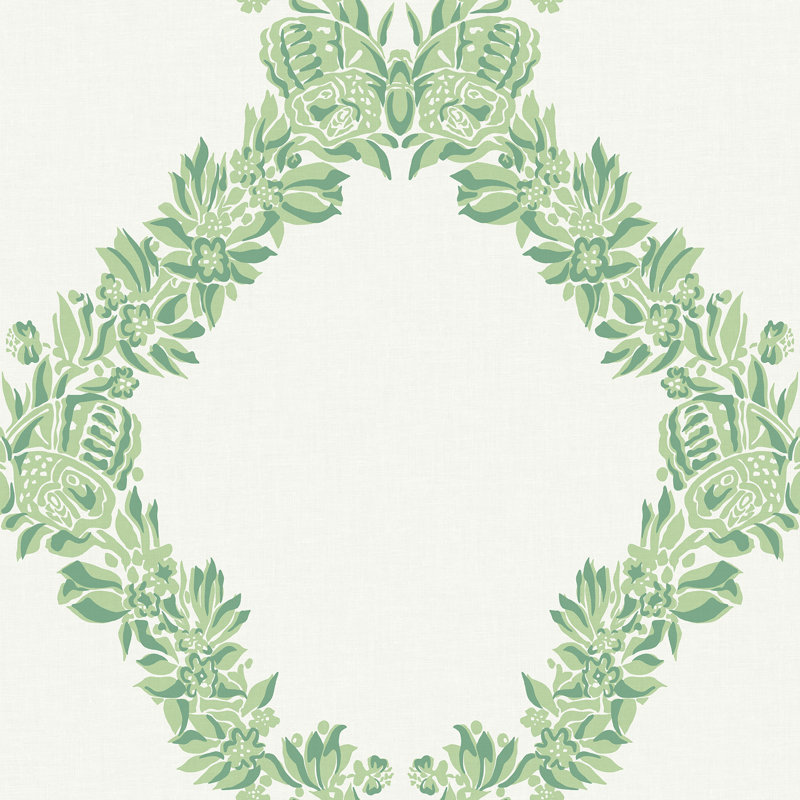 Papier peint treillis adhésif, Jade