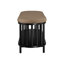Banc rembourré avec tablette ouverte Zigmont