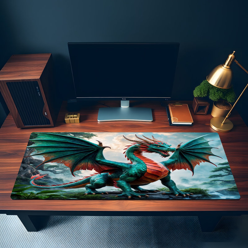 Polyester Desk Pad, 14.4x12.1