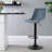 Pu Extra-tall Bar Height Bar Stools Swivel & Adjustable Height With Footrest-1458887511