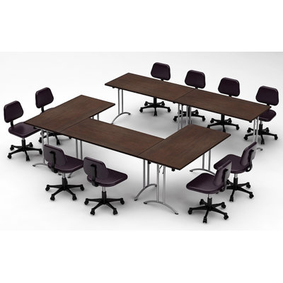 Rectangular Conference Table by TeamWORK Tables