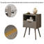 Table de chevet moderne avec tiroir de rangement - Compacte et élégante-986747595