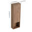 Rangement de salle de bain simple 12 po avec porte à fermeture douce