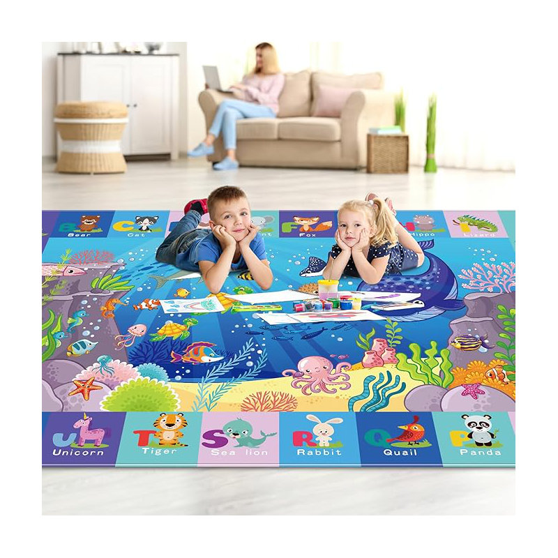 Tapis pour la petite enfance, L 79 po x l 59 po
