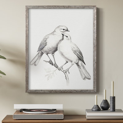 Vintage Animal Print II Framed Print - Solid Wood