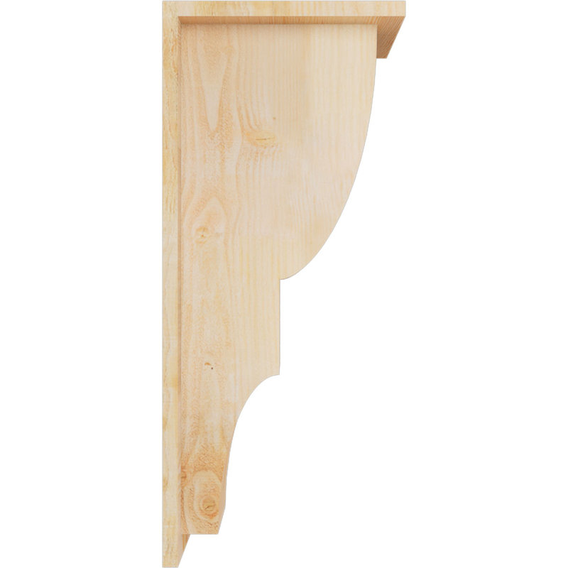 Corbeau Ridgewood avec contre-plaque, H 28 po x l 6 po x P 12 po, Sapin de Douglas, Sciage brut