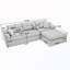 Canapé modulaire en L convertible-166363616