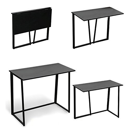 Tyonna Metal Base Writing Desk, White