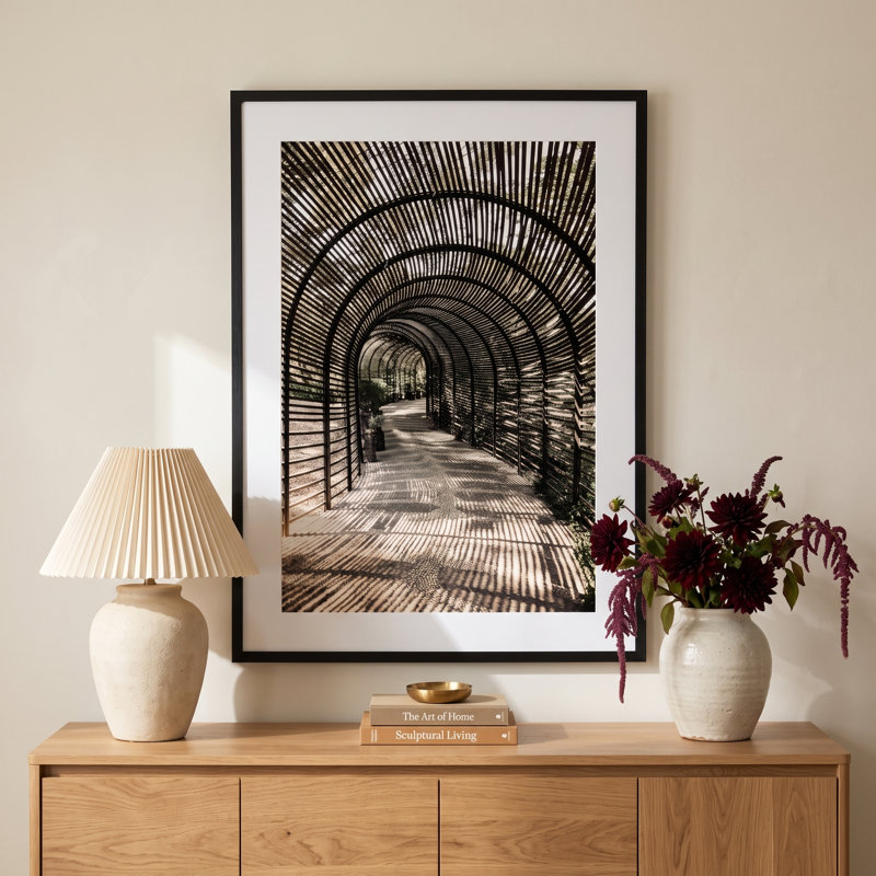 Nihan Shadow Garden by Shot by Clint Wood Framed Wall Art Print, Black, 41" H x 30" W