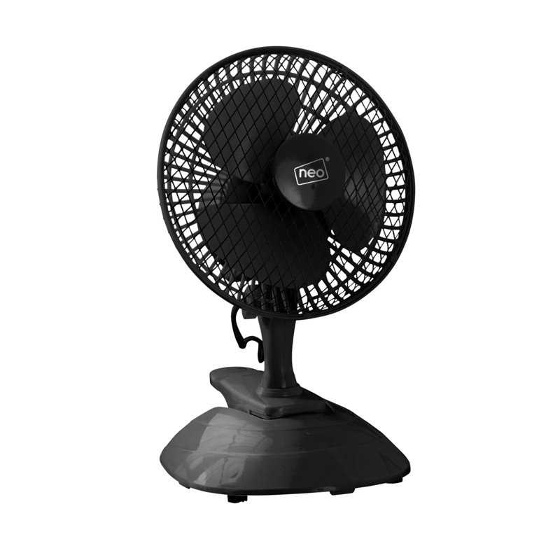 NeoDirect 16cm Oscillating Clip Fan Fan, Black