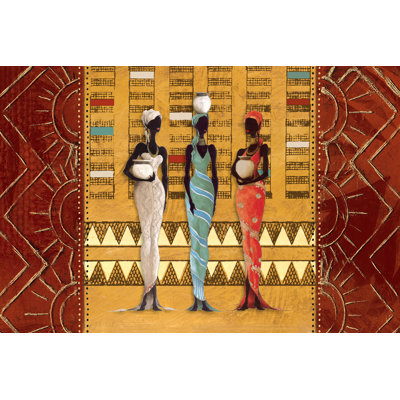 African Women - Wrapped Canvas Art Prints