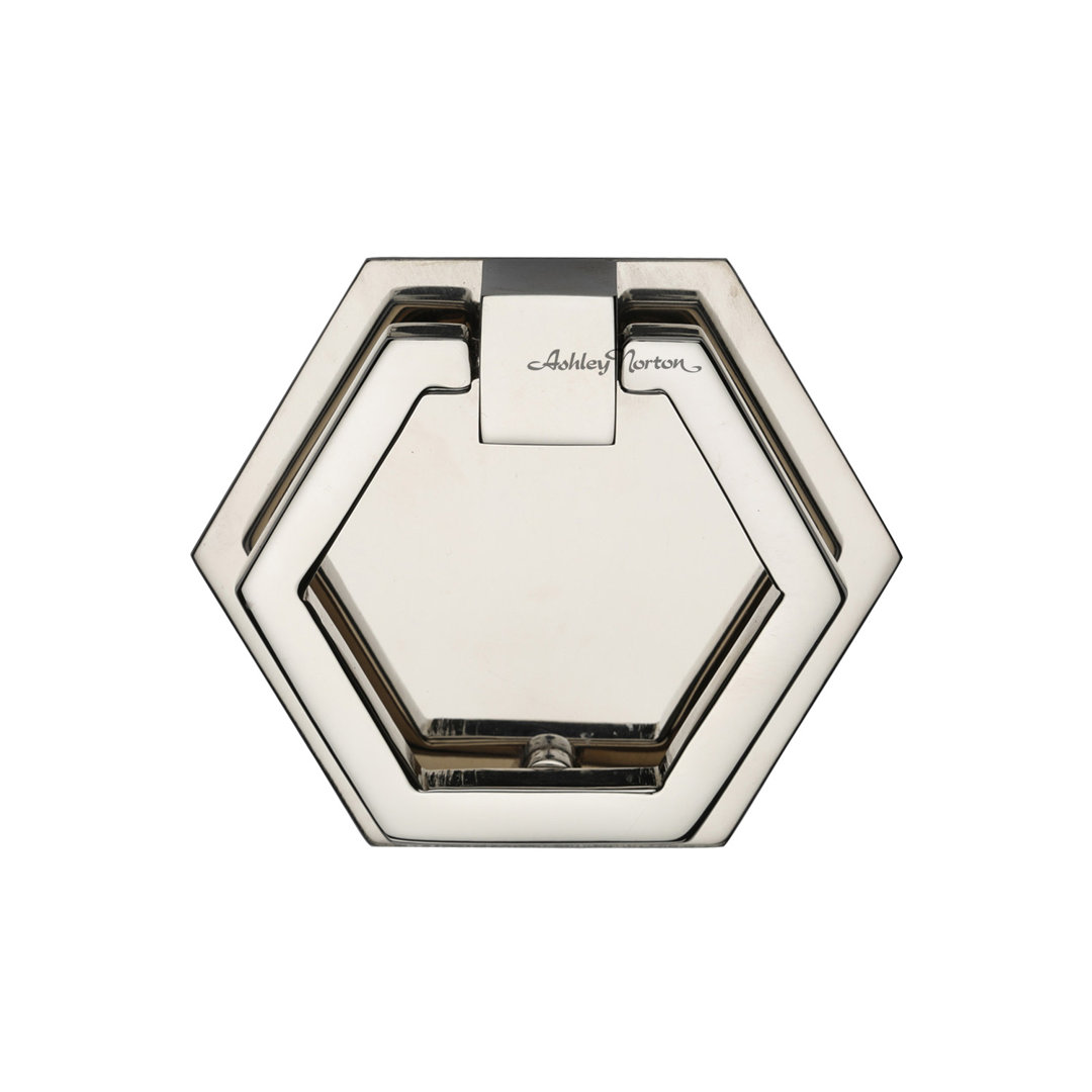 Hex Cabinet Drop Pull on Backplate Ashley Norton