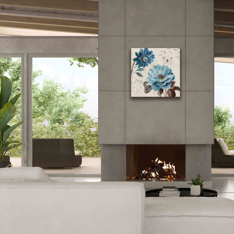 «A Blue Note III» par Lisa Audit, art mural sur toile, H 26 po x l 26 po x P 1,5 po