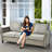 5 Piece Outdoor Wicker Swivel Rocking Chairs With Solar Powered Coffee Table, All Weather High Back Sofa Set, Patio Furniture Set With Cushions-2029736043
