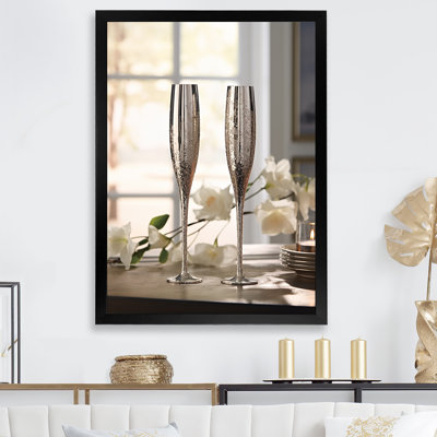Champagne Flute Fantasies III sur toile